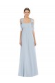 Buy Sweetheart Long Soft Chiffon Sea Glass Sleeveless Semi Formal Evening Dress UK