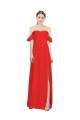 Buy Sweetheart Long Stretch Crepe Red Sleeveless Formal Evening Dress UK