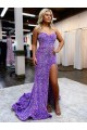 Buy Sweetheart Court Train Velvet Sequin Lavender Sleeveless Homecoming Dress UK