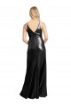 Buy V-Neck Long Sequin Black Sleeveless Formal Evening Dress UK