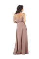 Buy Sweetheart Long Silky Satin Dusty Pink Sleeveless Formal Evening Dress UK